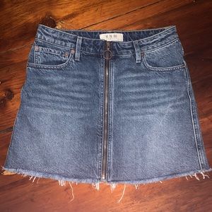 We the Free Denim mini skirt